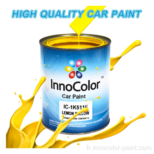 2K Automobile Refinish Topcoat White Color Paint Réparation